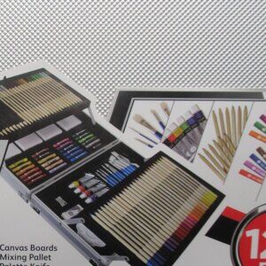 122pc. Art Supply Set in Metal Case